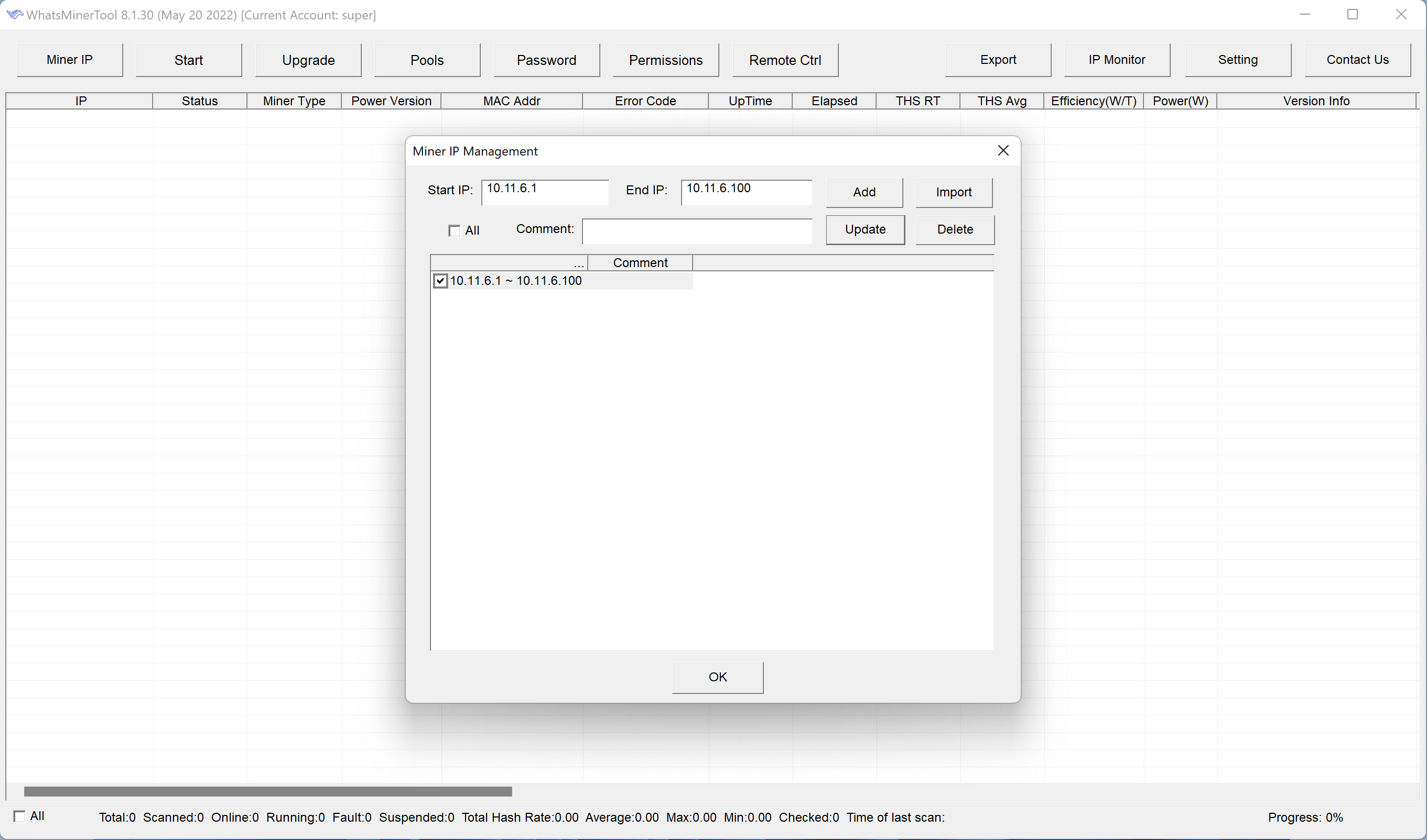 WhatsMiner Pool Configuration